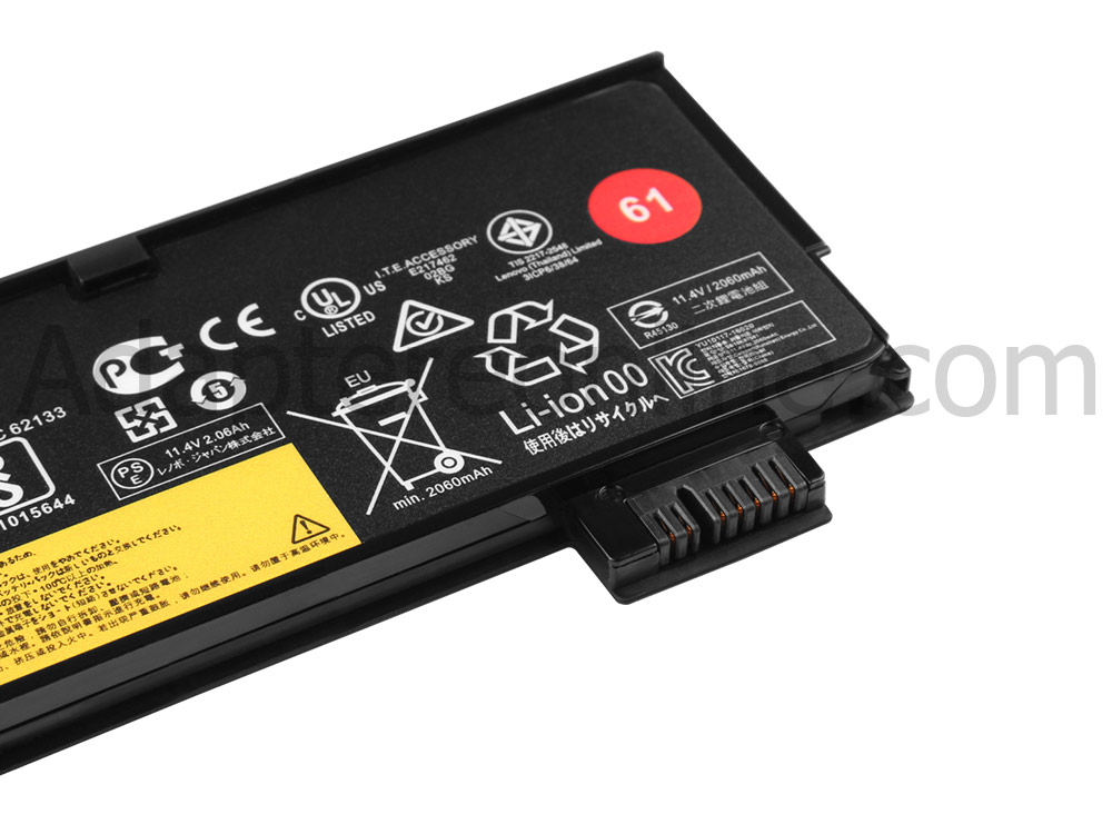 Original 24Wh 2100mAh 3-Celle Lenovo SB10K97582 Batteri