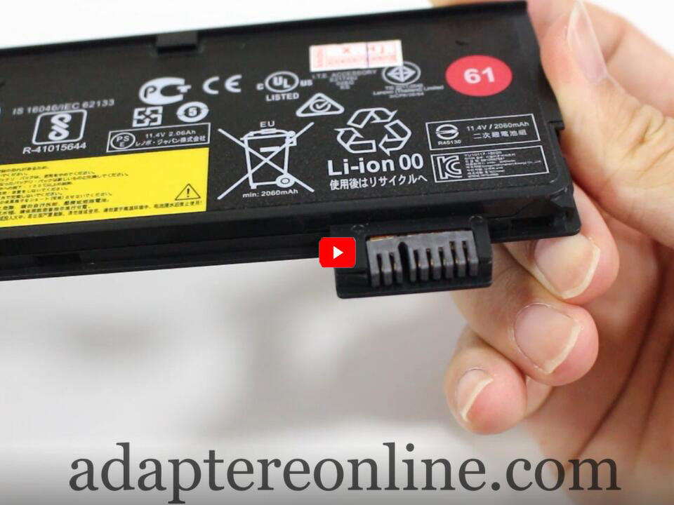 Original 24Wh 2100mAh 3-Celle Lenovo SB10K97582 Batteri