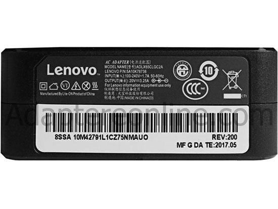 65W AC Adapter Oplader Lenovo IdeaPad 3 14ITL6 82H7