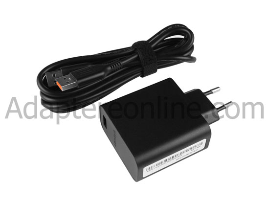 Original 40W Lenovo Miix 700-12ISK 80QL AC Adapter Oplader Mit USB Strømkabel