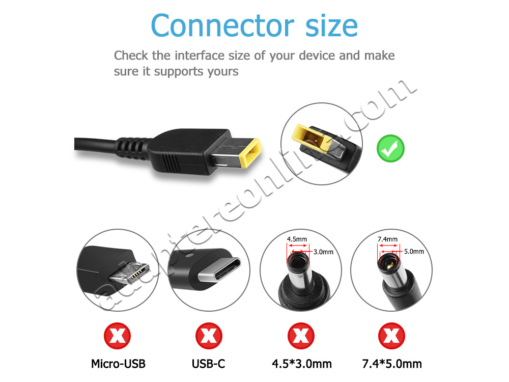 135W lenovo 4X20E50558 4X20E50566 4X20E50564 AC Adapter Oplader