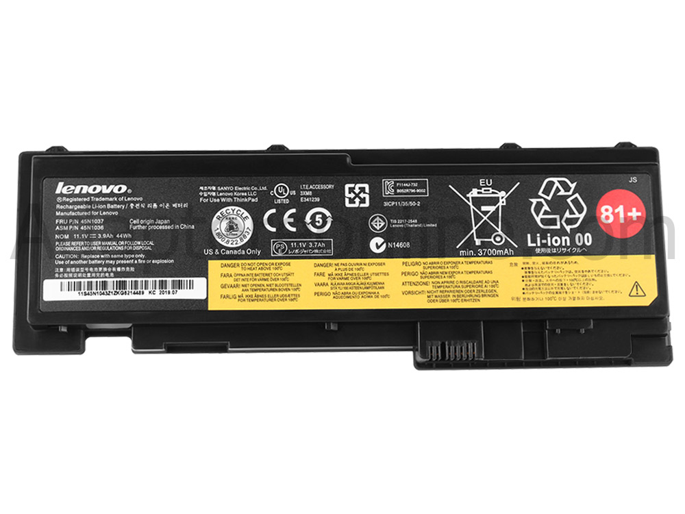 6-Celle Lenovo 0A36309 0A36287 42T4844 Batteri