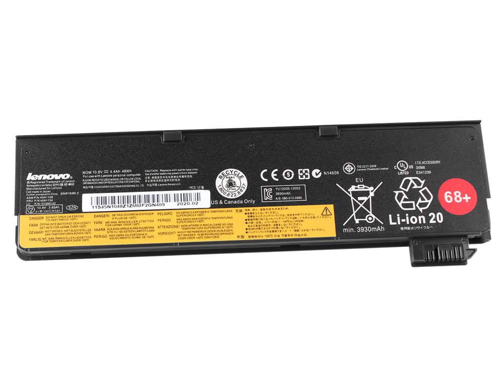 48Whr Lenovo Thinkpad T450s T550 L450 Batteri