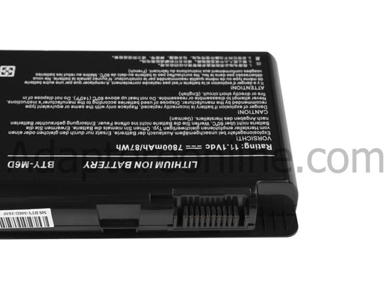 7800mah MSI GT70 2PC-1026ES 2PC-1043US 2PC-1044US Batteri