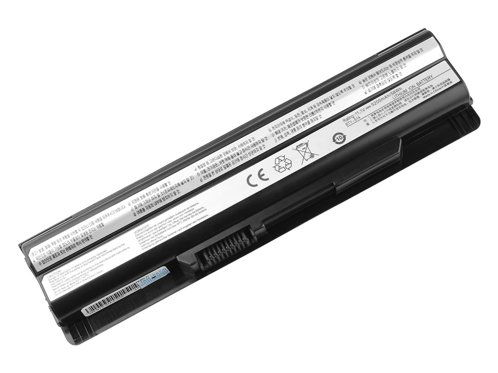 5200mAh 6-Celle MSI GE60 2PC-063CZ 2PC-072XCZ Batteri