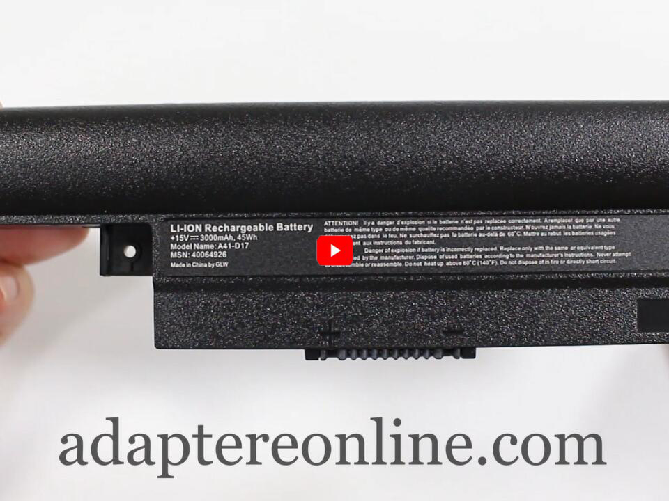 Original 45Wh 3050mAh 4-Celle Medion A31-D17 Batteri