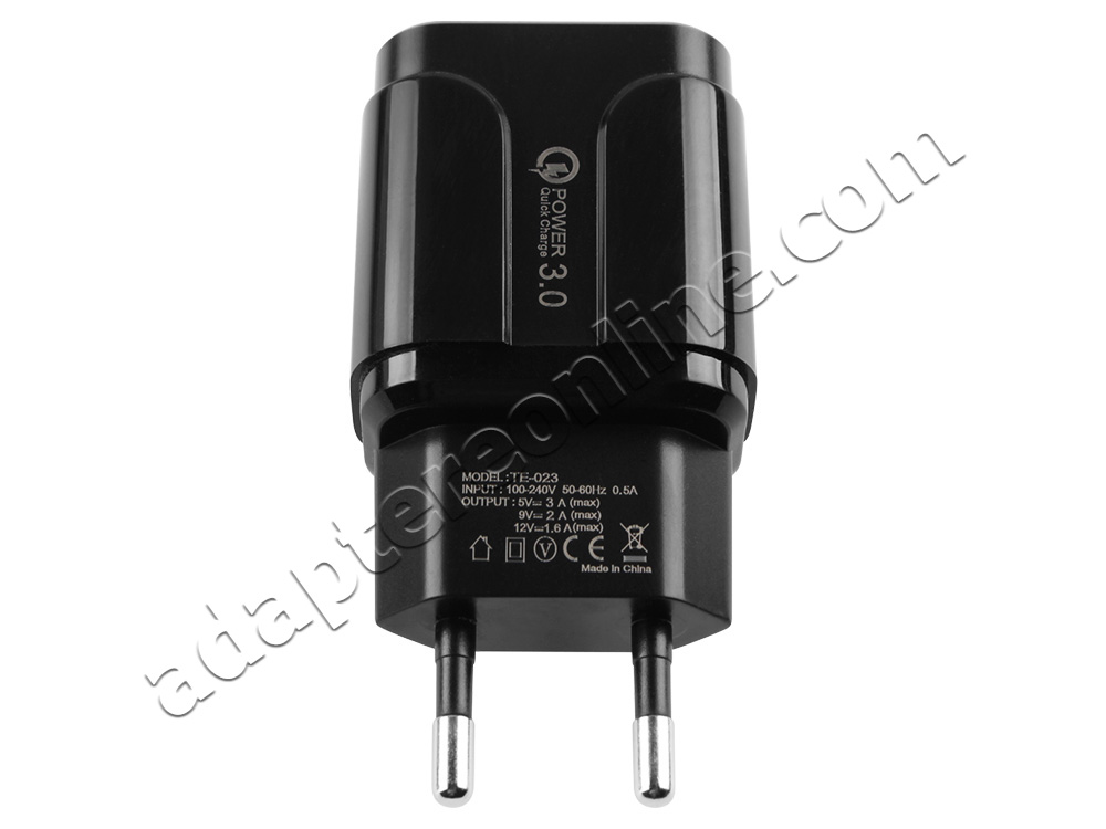 18W USB-C TYPE-C QC3.0 Acer Chromebook Tab 10 AC Adapter Oplader