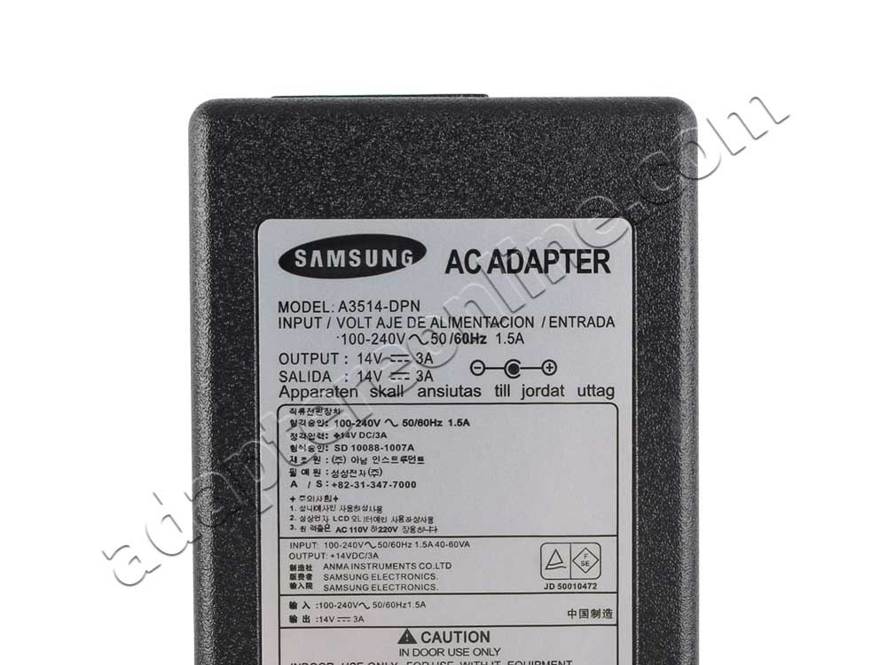 14V 3A 42W Samsung SyncMaster 570V TFT AC Adapter Oplader