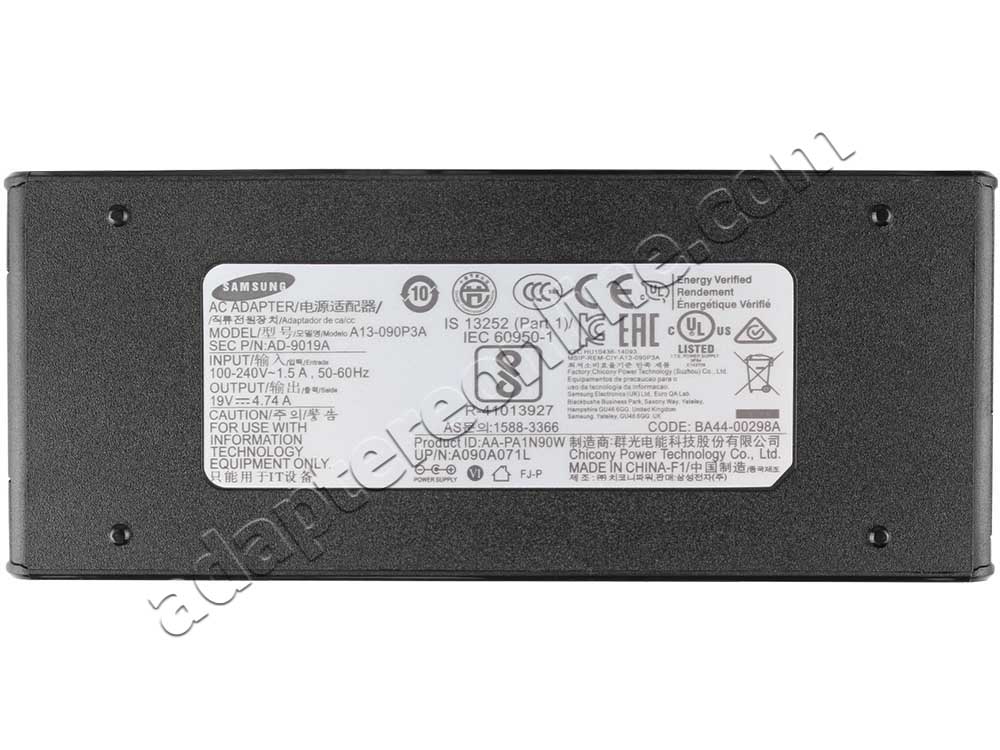 Original 90W Samsung NP-R408L AC Adapter Oplader