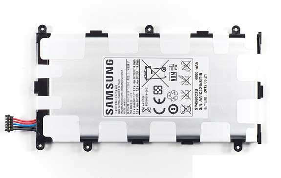 Original Samsung Galaxy Tab 2 7.0 P3100 Batteri - Klik på billedet for at lukke