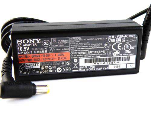 10.5V 2.9A Sony Vaio VPCX115KX AC Adapter Oplader