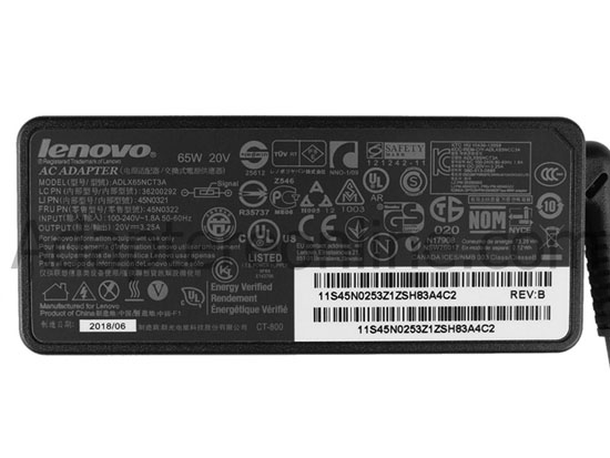 65W Lenovo Thinkpad E531 6885-87G AC Adapter Oplader