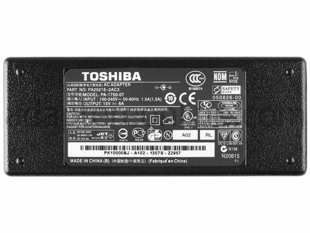 15V 6A Toshiba Tecra A5-S237 A5-S329 AC Adapter Oplader