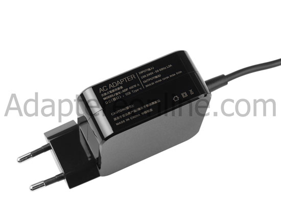 45W USB-C AC Adapter Oplader Toshiba Portege X30-D1356