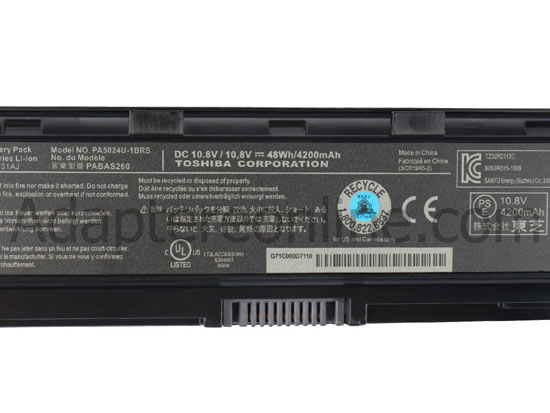 9-Celle Toshiba Satellite C70D-B-107 C70D-B-302 Batteri