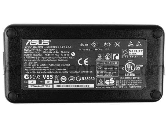 150W Asus All-in-one PC 24" Touch AC Adapter Oplader