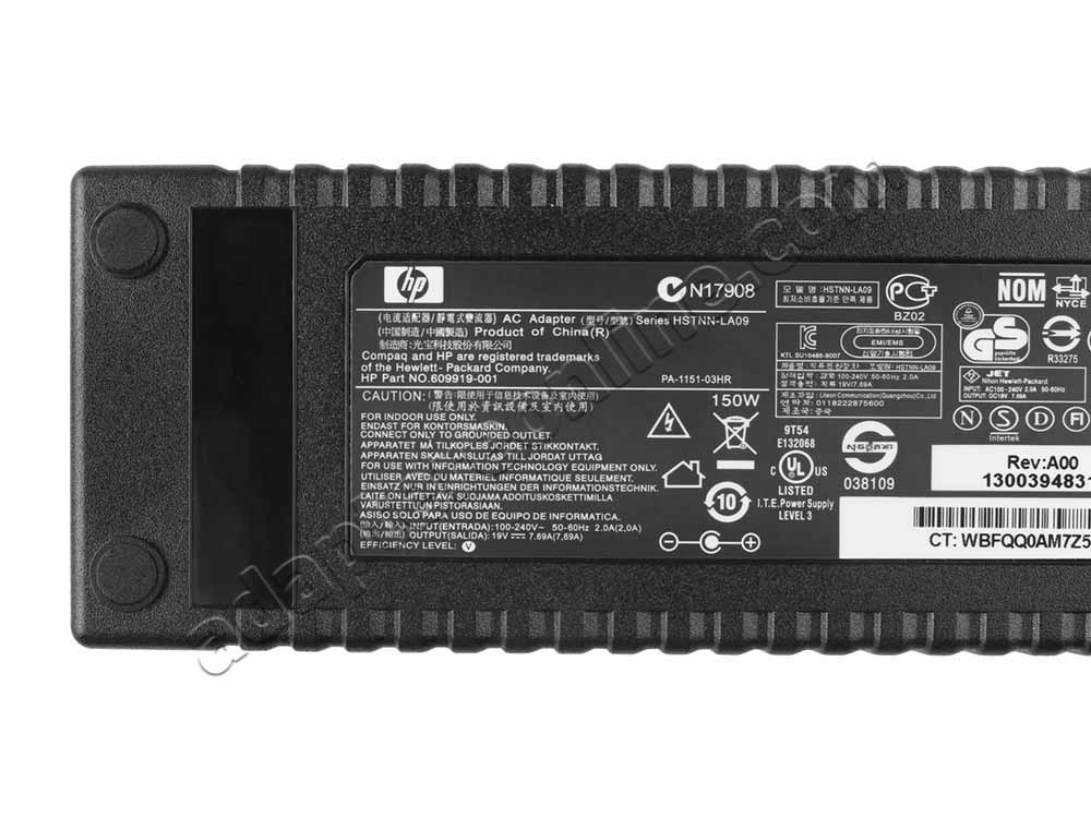 150W HP TPC-W009 TPC-W010 AC Adapter Oplader